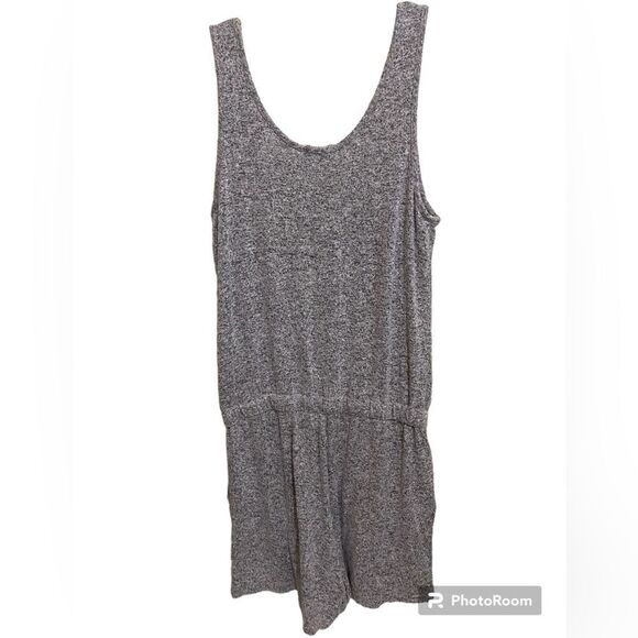 J. Crew Signature Cozy Yarn Lounge Romper Drawstring Waist Oversized Size Small - Picture 5 of 11